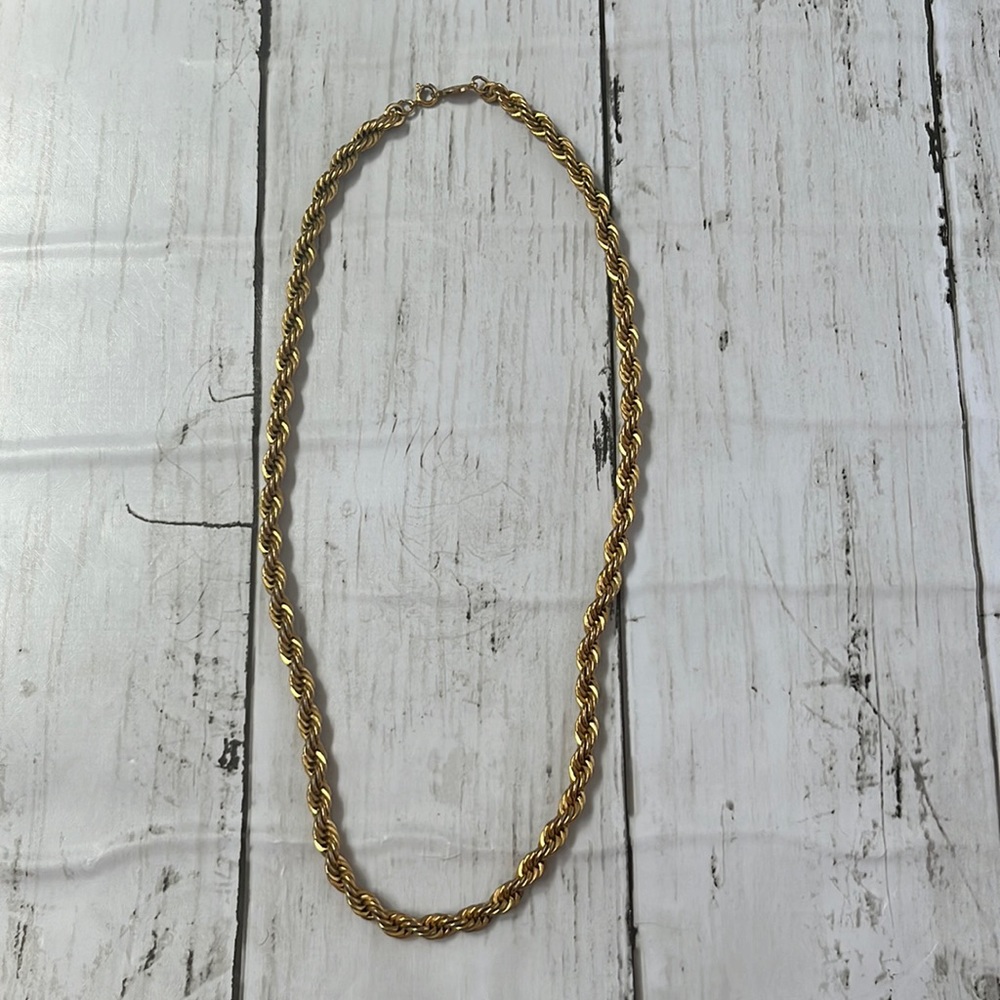 Vintage Napier Gold Rope Chain